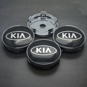 Колпачки на ступицу КИА/KIA NZDK 041 пластик, металл, 4 шт.